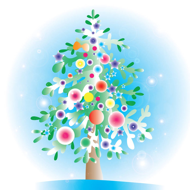 festive Christmas tree - Photo, Image
