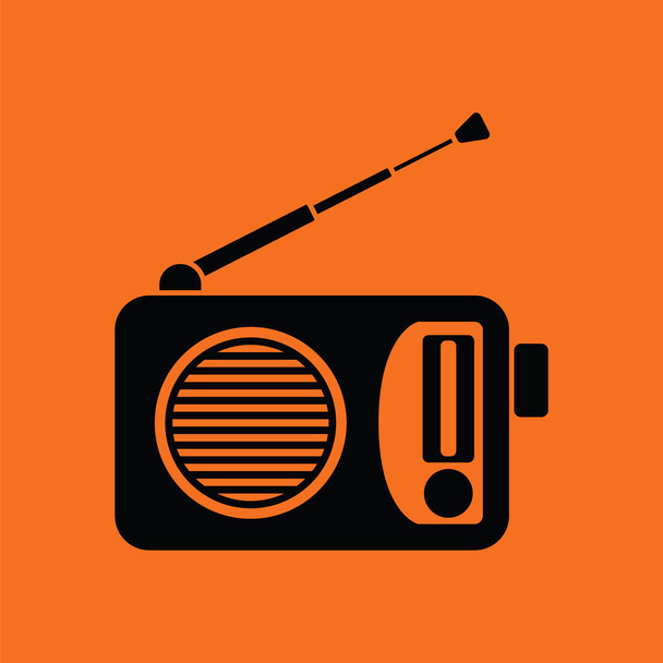 Radio icon  illustration. - Vector, Image