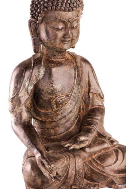 Buddha Šákjamuni postava v póze požehnání - pohled nahoru. - Fotografie, Obrázek