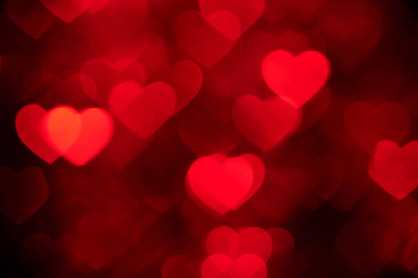 красное сердце боке фоновое фото, абстрактный праздничный фон
 - Фото, изображение