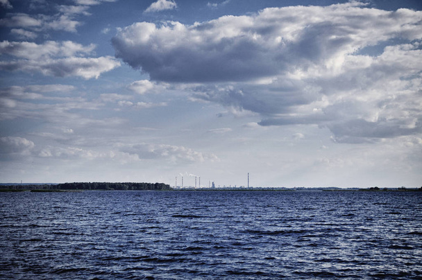 Nuclear Power Plant lake - Fotoğraf, Görsel