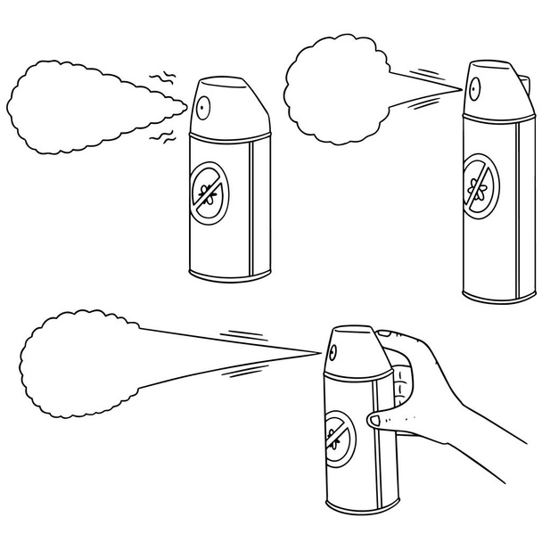 vector set of pest killer spray - Vector, Image
