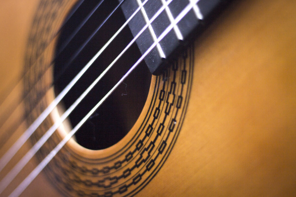 Hiszpańskiej gitary akustyczne - Zdjęcie, obraz