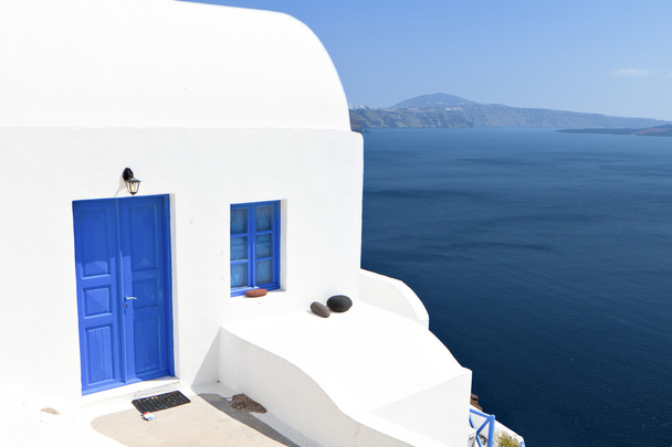 hagyományos ház: santorini-sziget, Görögország - Fotó, kép