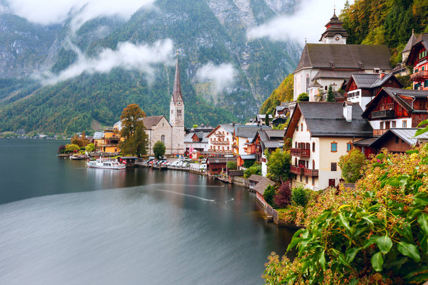 Beroemde dorpje Hallstatt in Oostenrijkse - Foto, afbeelding