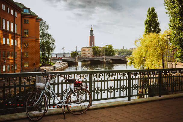 Старый город Gamla Stan in Stockholm city, Sweden
 - Фото, изображение