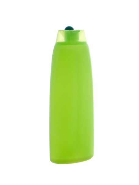 Green plastic bottle - 写真・画像