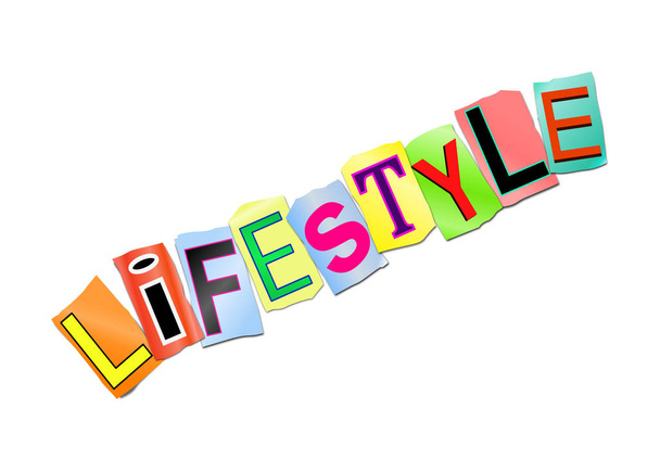 Lifestyle word concept. - Photo, Image