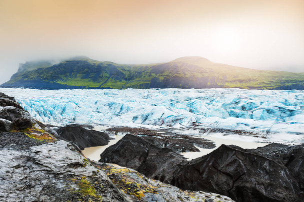 Vatnajokull glacier, southern Iceland.  - Photo, image
