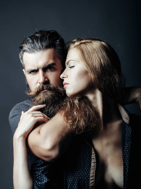 sexy man and woman embracing - Photo, Image