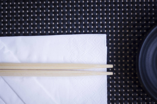 Chopsticks in Japanese restaurant - Photo, Image