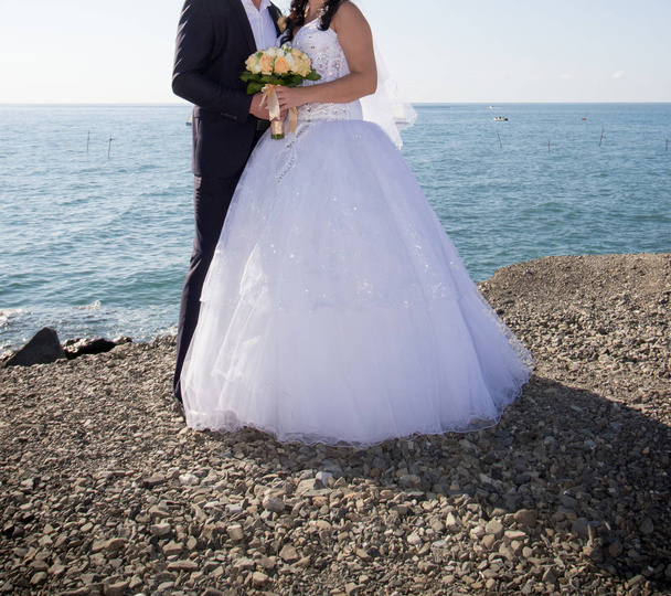 buket düğün çiftle - Fotoğraf, Görsel