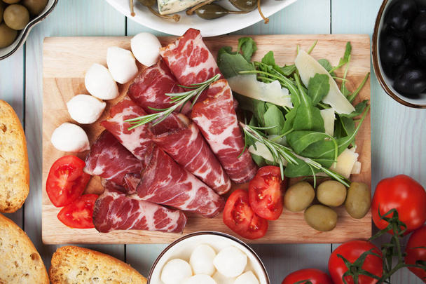 Italian capicola, cured pork meat - Zdjęcie, obraz