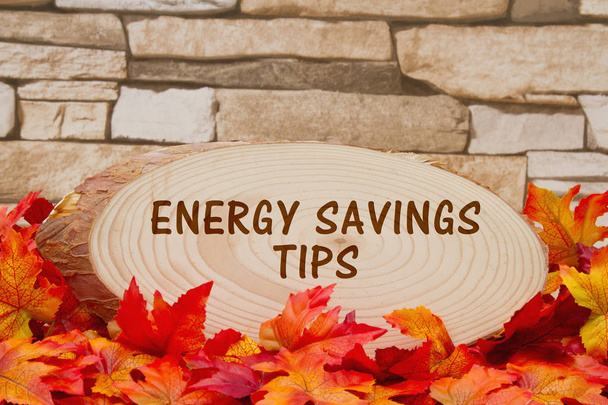 Energy savings tips message - Photo, Image