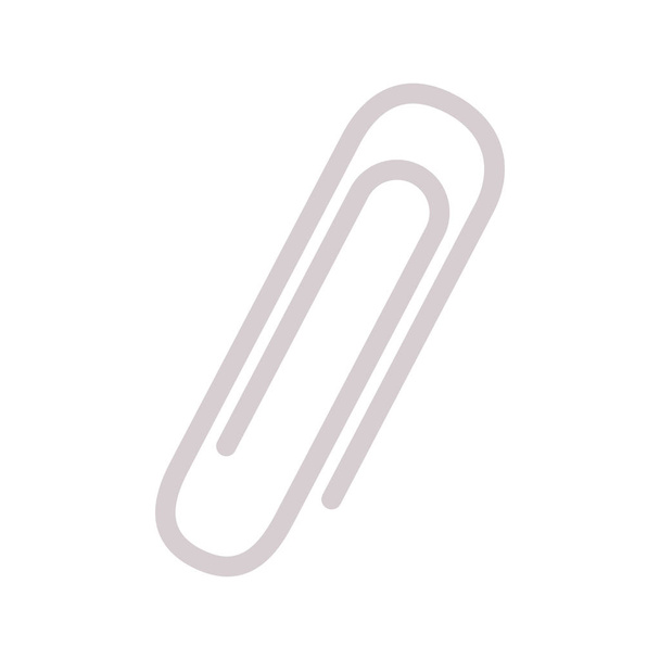 paperclip pictogram - Vector, afbeelding