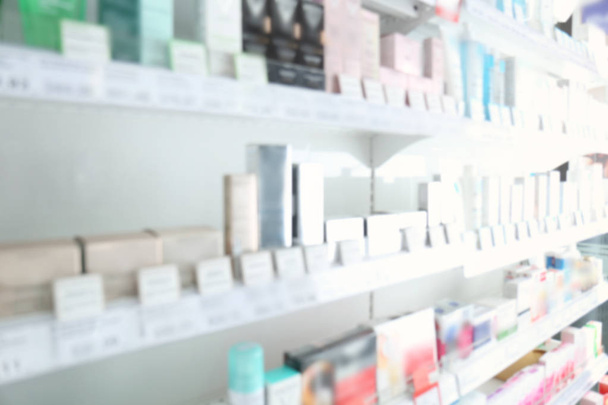 Blurred store shelves  - Fotografie, Obrázek