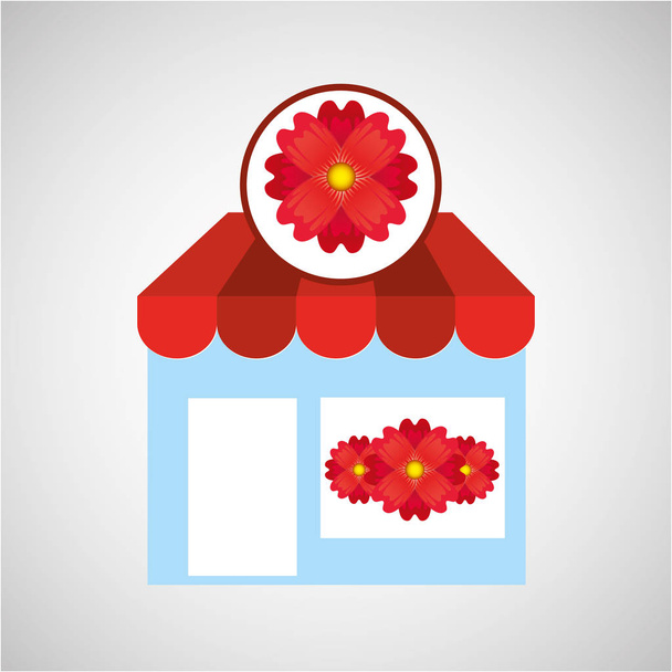 икона цветочного магазина хризантема
 - Вектор,изображение