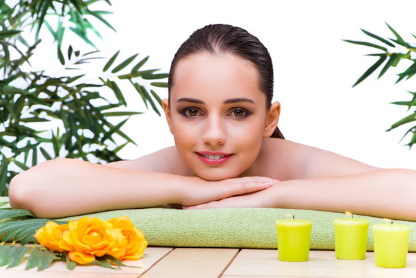 Young woman enjoying spa treatment - Photo, Image