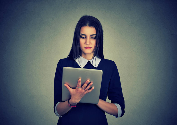 Young Woman using a tablet - Photo, Image