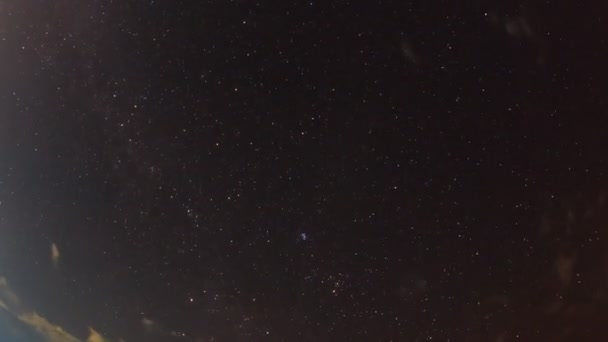 Movimiento estrellado en el cielo nocturno 4K Time Lapse (3 disparos
) - Imágenes, Vídeo