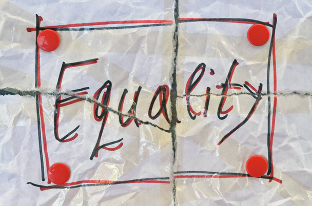 Single word Equality - Photo, Image