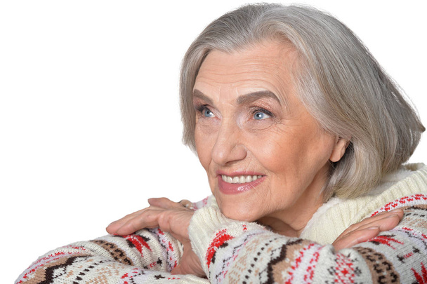 Smiling senior woman - Foto, imagen