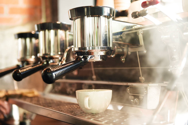 coffee machine preparing cup  - Photo, Image