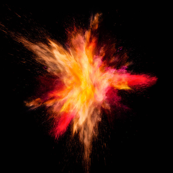 Freeze motion of colored dust explosion - Photo, Image