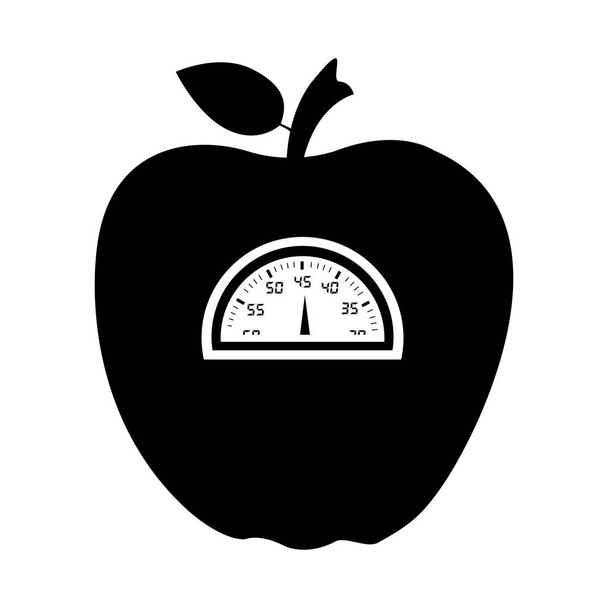 weight scale icon image - Vector, Image