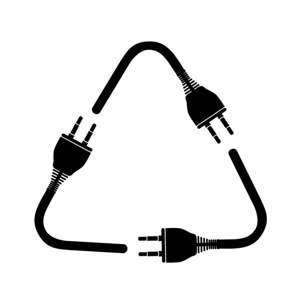 imagen del icono del enchufe eléctrico
 - Vector, imagen