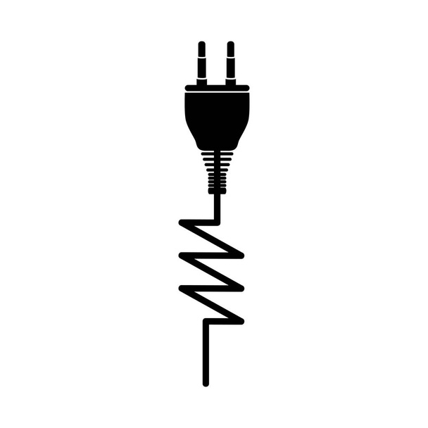 imagen del icono del enchufe eléctrico
 - Vector, Imagen