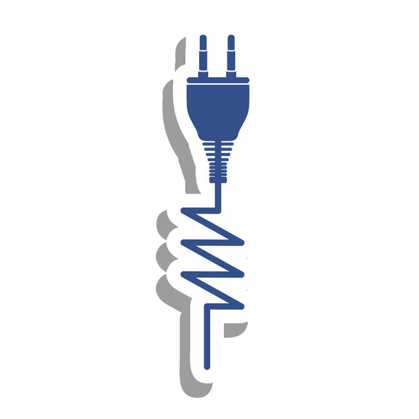 electricity plug icon image - Vector, Image