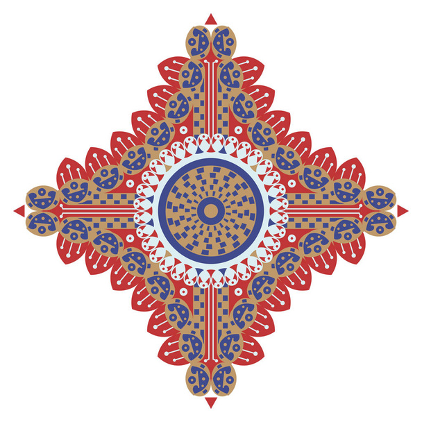 Ethnic patterned star - Vektor, kép