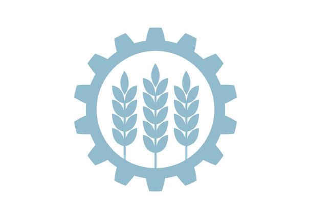 Icono de vector industrial sobre fondo blanco
 - Vector, Imagen