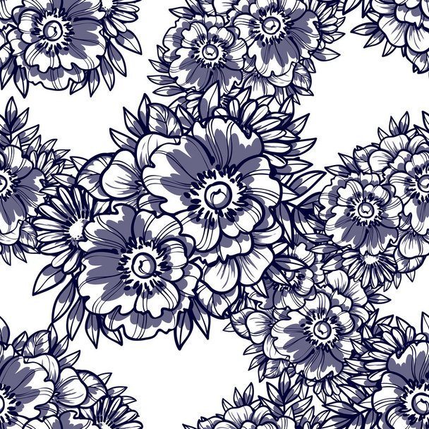 beautiful floral ornament - Vector, Image