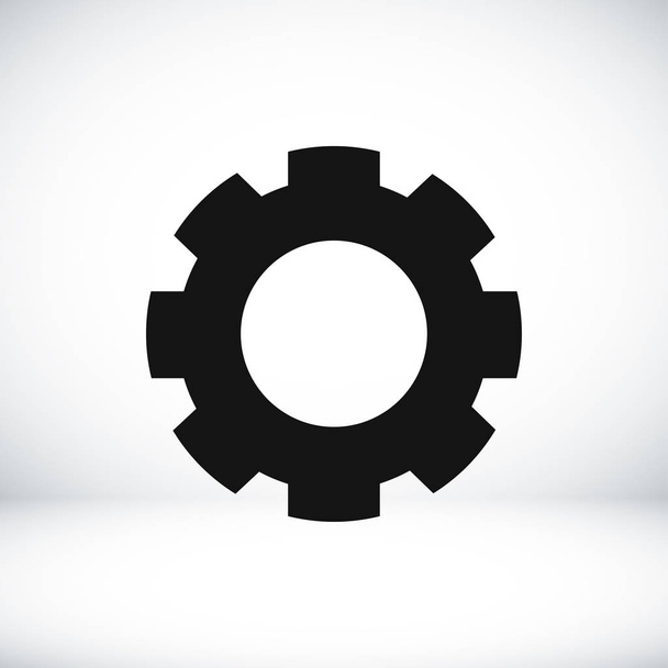gear simple icon - ベクター画像