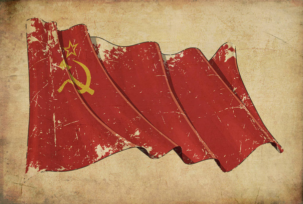 Unione Sovietica Grunge Flag texture sfondo Wallpape
 - Foto, immagini