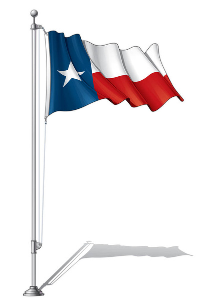 Флагшток Техаса
 - Вектор,изображение