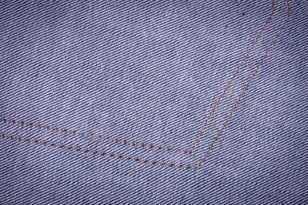 Texture of blue jeans background - Fotoğraf, Görsel