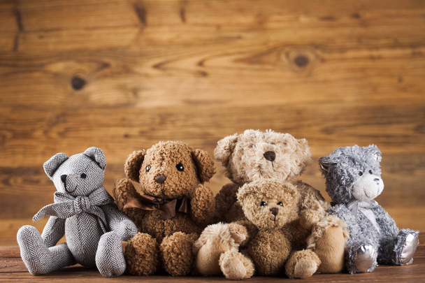 Teddy bears on  background - Photo, Image