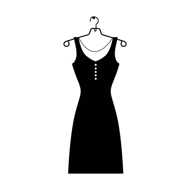 nő ruha ikon kép - Vektor, kép