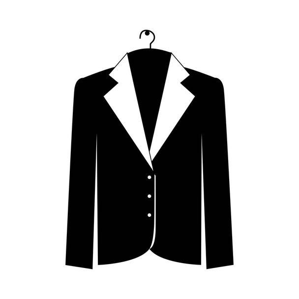 male suit or tuxedo icon image - Vektor, obrázek