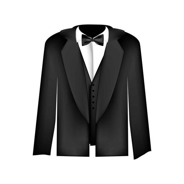 male suit or tuxedo icon image - ベクター画像