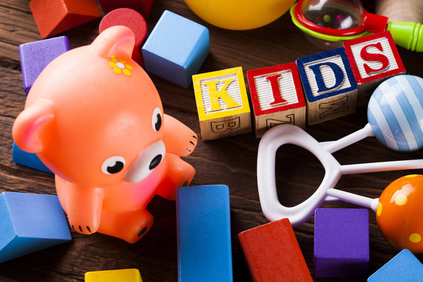 renkli çocuk oyuncakları - Fotoğraf, Görsel