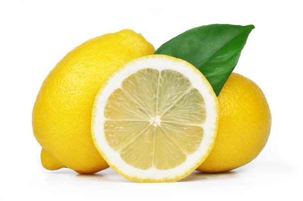 Sitruuna eristetty valkoinen - Valokuva, kuva