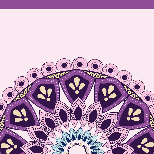 Diseño mandale colorido
 - Vector, imagen