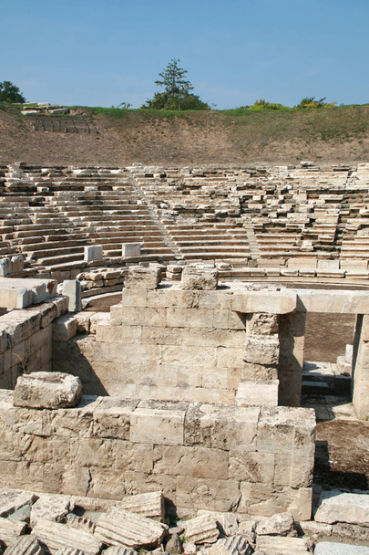 Amfiteátrum, a régészeti területe Larissa, Görögország - Fotó, kép