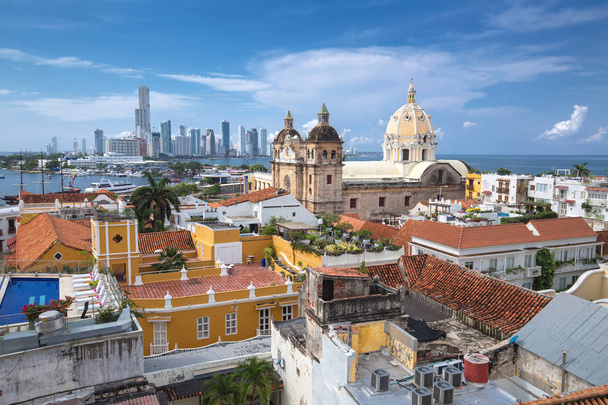 Άποψη της Cartagena de Indias, Κολομβία - Φωτογραφία, εικόνα