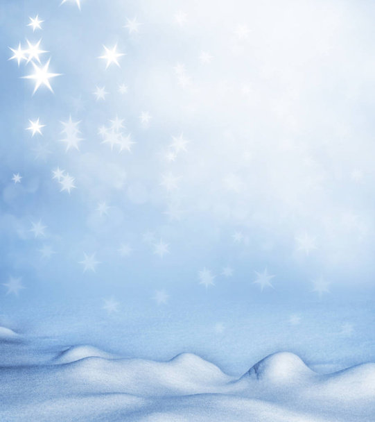 Kontekst. Zimowy krajobraz. Tekstura śniegu - Zdjęcie, obraz