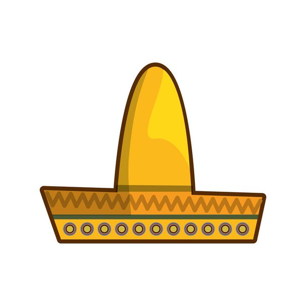 Μεξικάνικο καπέλο latino - Διάνυσμα, εικόνα